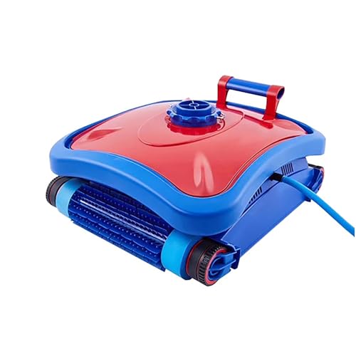 zcjysqav Pool Vacuum with Wall Climbing Capability and 18m Cord, Robotic Pool Cleaner, Pool Skimmer Robot, Ideal for Above Ground and Inground Pools