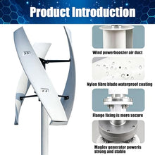 Vertical Axis Wind Turbine Model,3-Blade Axis Wind Turbine Generator,DIY Wind Power Generator Kit,DIY Portable Winds Power Turbine,3-Phase Permanent Magnet Motor,Windmill Power Charger(16000W,48V)