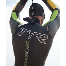 TYR Mens Cat 5 Wetsuit Black/Grn/Yellow M/L