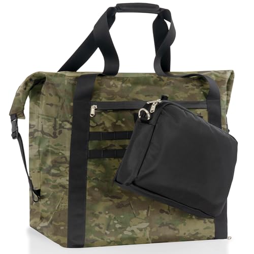 Xtreme Sight Line ~ AQUA G CUBƎ 100 Waterproof Faraday Bag + XTECH Faraday Bag for Medium to Large Generators and Electronics ~ Protects Against EMP/CME/EMF/RF ~ Multicam Camo Combo