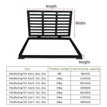 CYHTYM Ductile Iron Gully Grid Drain Cover and Frame Heavy-Duty Drainage Grates Outdoor, Suitable for Gardens, Garages, and Courtyards(75x45x3cm/29.5x17.7x1.2in)