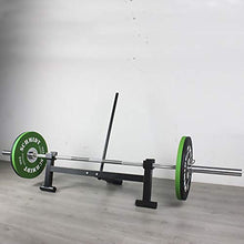 CKIDS Barbell Deadlift Bar Jack Double Grooved - Load/Unload Weight Plates, Olympic Bar for Deadlifts & Weight Training