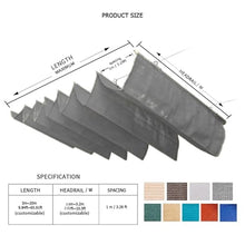 Patio Pergola Shade Cover， Retractable Canopy Replacement, Outdoor Pergolas Covers， for Patio, Sun Shades Cloth with Slide-On Wire Cable for Deck Gazebo Backyard,(W2*L9m/W6.56*L29.53ft)