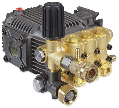 XXParts Pressure Washer Pump Replacement 3000PSI 2.5GPM 30414 3-0414, Replacement for Mi-T-M OEM, Black