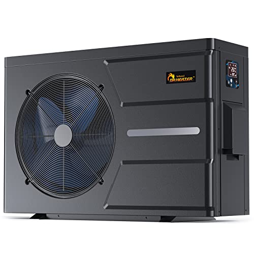 DR. INFRARED HEATER DR-650HP Full DC Inverter Heat Pump for Ground Swimming Pools, Black