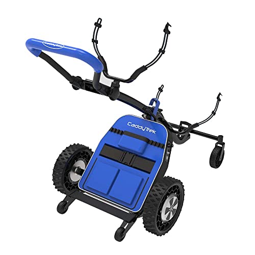 CaddyTrek Caddies R3 Smart Robotic Electric Golf Cart Bag Caddy - Blue