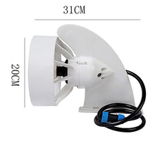 DGLUYUDV Electric Motorized Fin White