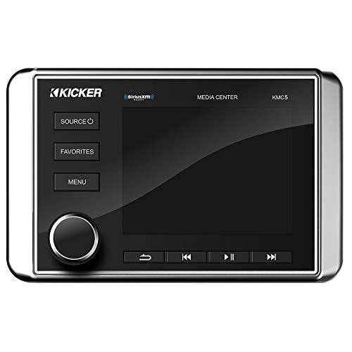 KICKER Premium Marine Gauge-Style Source & 6.5" Speakers Bundle
