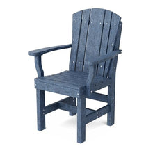 Wildridge® Heritage 44”x44” Dining Table Set, Patriot Blue - Outdoor All-Weather Poly Dining Furniture for Patio, Porch, Deck