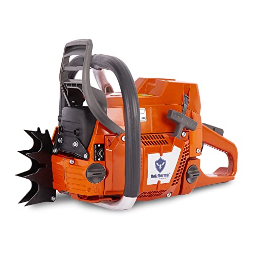 Joncutter 71cc Holzfforma G372 Gasoline Chain Saw Power Head 50mm Bore With Luxary Handle Bar and Big Bumper Spike Compatible with NH872 Chainsaw