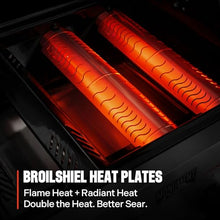 Monument Grills 4 Burner Propane Gas Grill with Advanced Broil Zone, Stainless Steel Outdoor Mesa 2 Barbecue Grill, Foldable Side Shelves, 500°F in 5 Mins, Fast Assembly, Mesa II 410FBZ