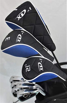 Power Golf Tall Mens Golf Set Clubs for Men 6'0"- 6'6" Black Red