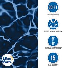 Blue Wave NL507-20 Standard Gauge Evening Bay Round Overlap Steel Wall Swimming Pool Liner