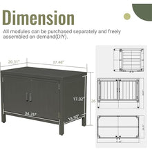 Outdoor Kitchen Island with Storage Grey Modern Contemporary Stainless Steel Finish