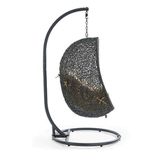 Modway Hide Outdoor Patio Swing Chair, Gray Mocha
