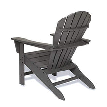 POLYWOOD South Beach 5-Piece Adirondack Chair Set with Side Table & Ottomans