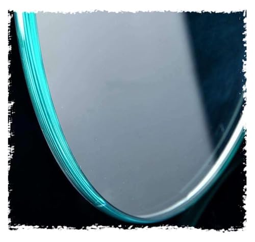 LLHBBSHYYDM Round Table Top, Turntable Dining Table, Glass Table Top Round Dining Table Glass Top Replacement Glass for End Tables(110cm-43in)
