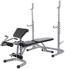 BalanceFrom Home Gym System Workout Station with 380LB of Resistance Gray