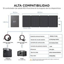 EF ECOFLOW 110W Portable Solar Panel, Foldable with Carry Case