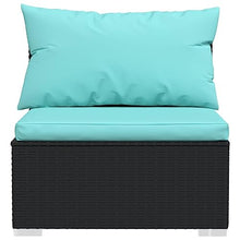 HKTMGDNG 8-Piece Modular PE Rattan Patio Sofa Set with Cushions