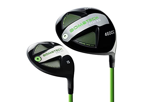 BombTech Golf Premium Golf Wood Set Black
