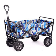 Outdoor Folding Utility Wagon 4 Wheeled Folding Camping Cart, Utility Garden Trolley, Portable Outdoor Handcart with Brake, for Beach Picnic, Load-Bearing 100KG / 220lbs (Style 11)