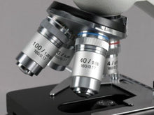 AmScope M600-TK50 40X-1000X Advanced Compound Microscope with 3D-Stage, Book, Slides & Carrying Case