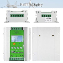 pealiritansemen 1000 W Wind Solar Hybrid Charge Controller, Dual Power Supply, Support 3 Load Modes, with External Unloading Resistor, for Forest, Grassland, Pastureland,12V