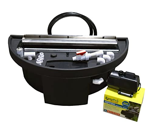 EasyPro HB35KB Vianti Falls Spillway Kit, 35.5" Spillway, Blue LED Strip