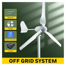 ASsdhgTE MPPT 6000W 24V 48V Horizontal Axis Wind Turbine Generator Kit
