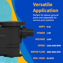 FlowXtreme™ PRO VS 115V, VARIABLE SPEED Above Ground Pool Pump