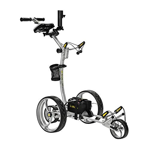 BAT-CADDY ELECTRIC GOLF CADDY X8R Remote Control Golf Push Cart Titanium Silver