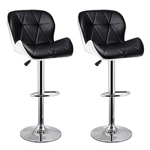 HASMI Bar Stools 2PCS/Set Bar Stools Modern Minimalist High Stools Backrest Bar Chairs Cash Register High Stools Household Bar Stools Lift Bar Stools Bar Chairs (Color : Black 2 PCS)