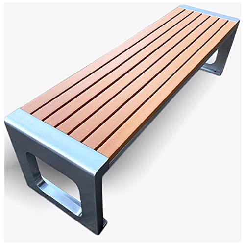 ARMERI Metal Bench Weatherproof Outdoor Benches, Garden Bench for Outdoors, Backless Patio Benches, Garden Benche for Garden Patio Porch Park Backyard,A,150x40x45cm