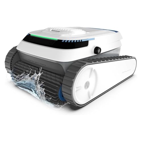Pool Vacuum for Inground Pools, Smart Navigation Cleaner Robot, Wall Climbing, Cleans Floors