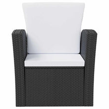 Heofavd Garden Lounge Set 16 Piece Blackand Cream White All Weather PE Rattan Outdoor Patio Furniture Set Seats 18 with Powder Coated Steel Frame for Balcony Backyard Porch and Terrace