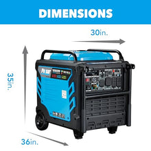 Pulsar PGD105TiSCO Tri Fuel Inverter Generator,10500-Watt Tri Fuel Gasoline Propane Natural Gas Portable 50A Generator with Remote Start, CARB Compliant