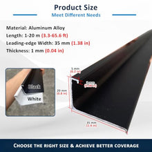 ERRULAN Wall Drip Edge Trim, Rainwater Diverter for Tile Exterior
