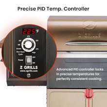 Z GRILLS 600D Wood Pellet BBQ Grill, 572 Sq In, PID 3.0