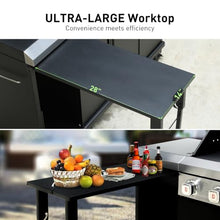 Brand-Man 4-Burner Gas Outdoor Kitchen Grill Island with Side Burner