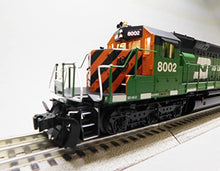 Generic Burlington Northern Legacy SD40-2 Diesel Locomotive Engine #8002 O Gauge Green