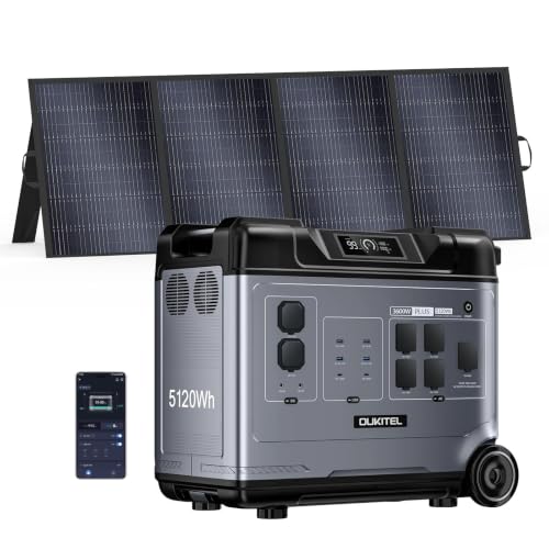 P5000 PLUS Portable Power Station 5120Wh, Solar Generator 3600W(7200W Peak)
