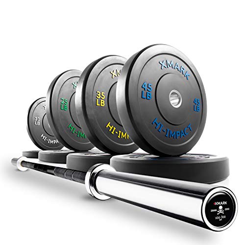 XMark Deadlift VOODOO Olympic Bar and 230 lb Set