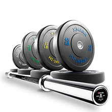 XMark Deadlift VOODOO Olympic Bar and 230 lb Set