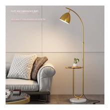LUYOUBOZHU Floor Lamp Dimmable Floor Lamp with LED Bulb for Bedroom, Living Room, Office(Gold)