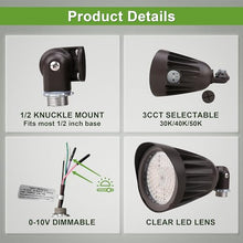 25W LED Bullet Spotlight Flood Light, 3500LM, 3CCT Selectable