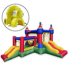Cloud 9 Inflatable Castle Bounce House with Blower Multicolor