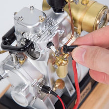 MindXplore RETROL185-Type Micro Single-Cylinder 4-Stroke Engine Model for Classic Vintage Tractor (Pulley Version)