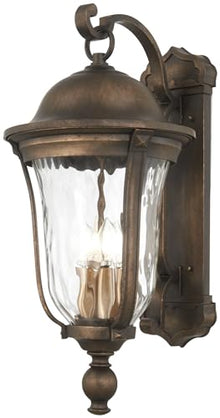 Minka Havenwood 26 3/4" Tavira Bronze Alder Silver Outdoor Wall Light