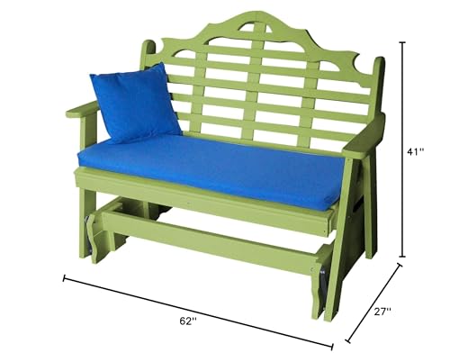 A&L Furniture Company Marlboro Recycled Plastic 5ft Glider Chair - Lead TIME to Ship 4 Weeks